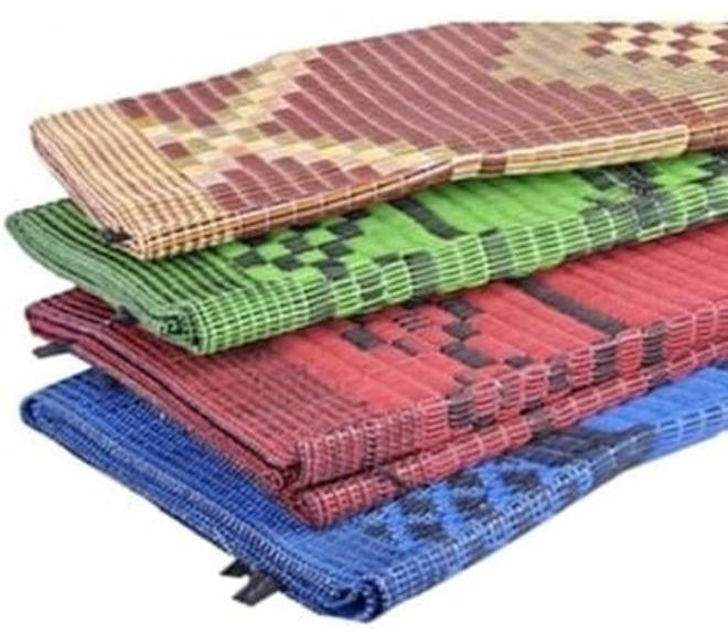 GO2CAMPS Alsaqer Hasir Mat | Travel Foldable Mat | Outdoor Picnic Mat | Arabic Haseer Mat Foldable (3x4 Mtr) Majlis Mat | Plastic Beachmat | Outdoor Camping Mat | Yoga Mat, Prayer Mat,Masjid Mat 3- Fold (Multicolour) - Image 1
