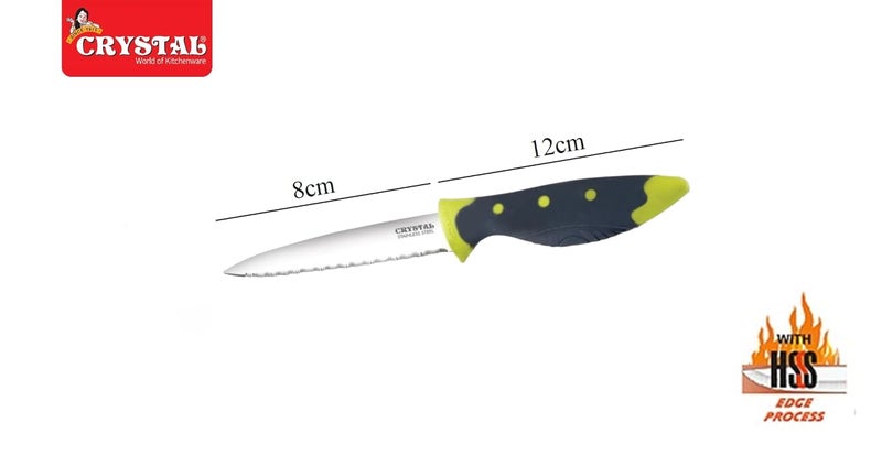 Crystal Stainless Steel Vegetable Knife 2032cm Multicolour - Image 3