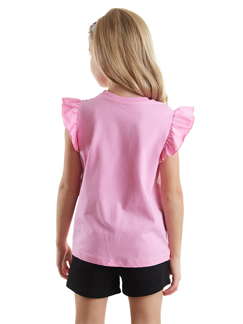 دينوكيدس طقم تي شيرت وشورت للبنات أبرا كادابرا