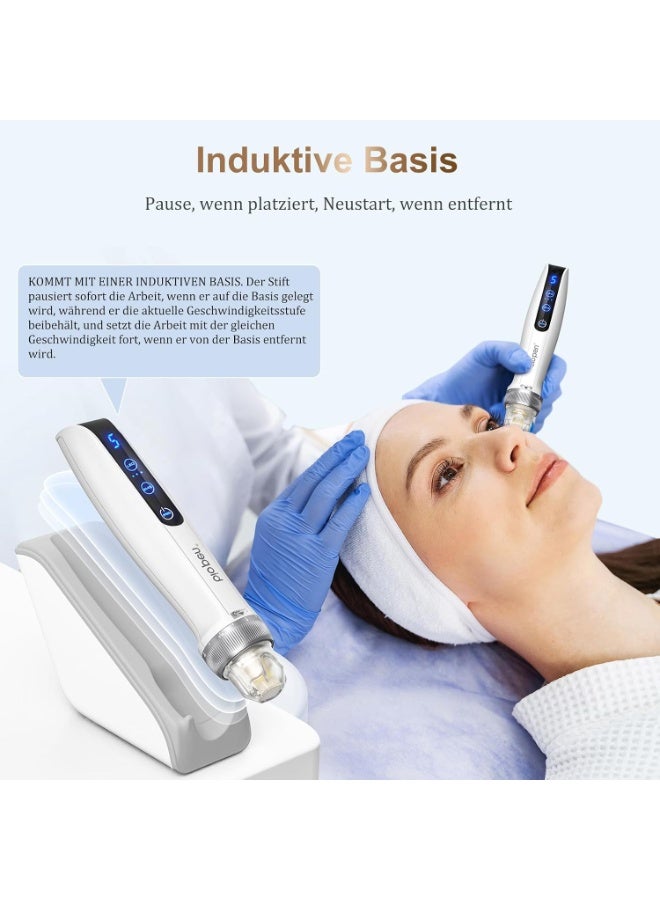 Bio Pen Q2 Professional Microneedling Beauty Device with EMS Electroporation, LED Light Therapy, Serum Infusion System, Rechargeable Skin Care Pen for Home & Beauty Sa - Image 2