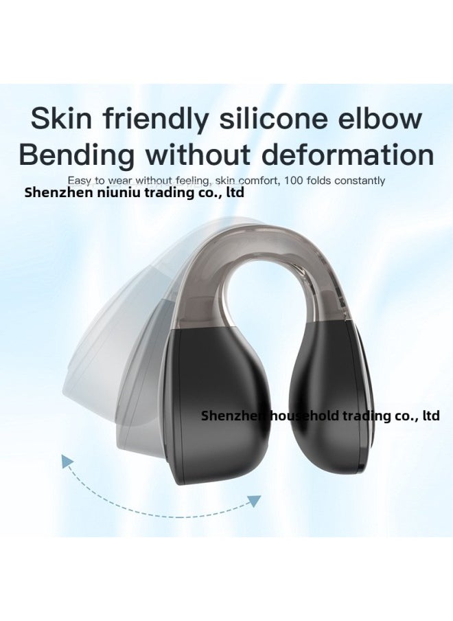 Generic - Q60,Wireless Headset, TWS Clip-on Wireless Bluetooth Headset, USB Type-C-Colour:Black - Image 1