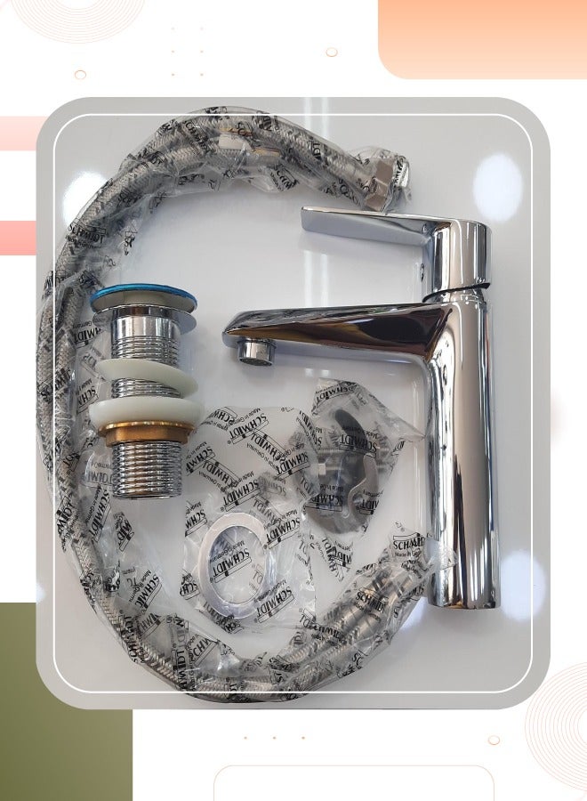 شميت خلاط حوض ألمانى فضى ذو ذراع واحد موديل رقم 10007001 nove - Image 1