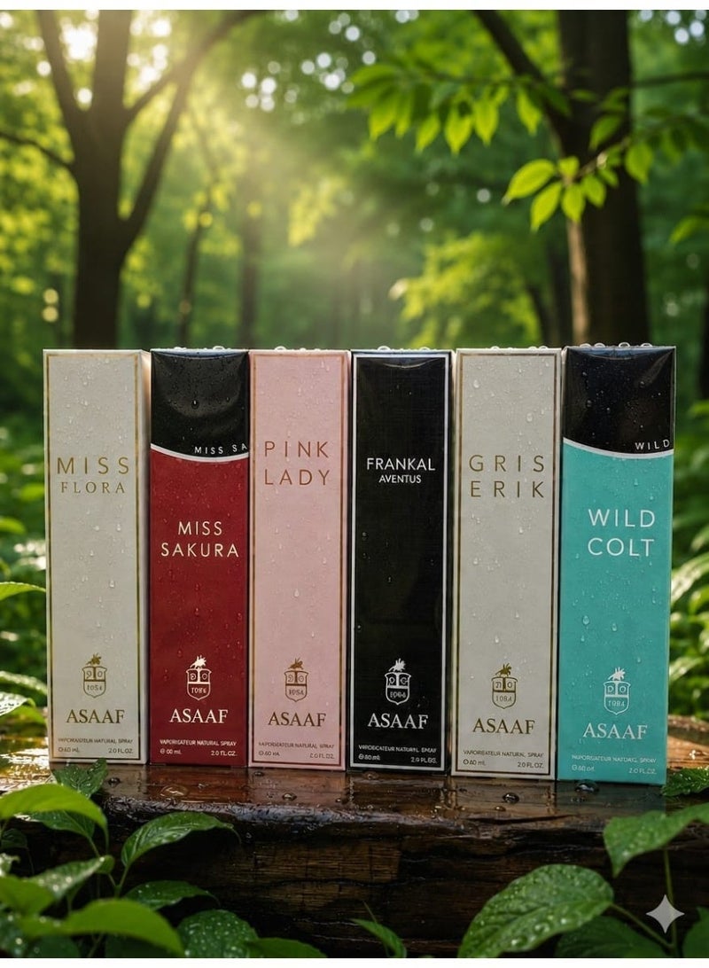 Asaaf Perfume Set 6*200ml