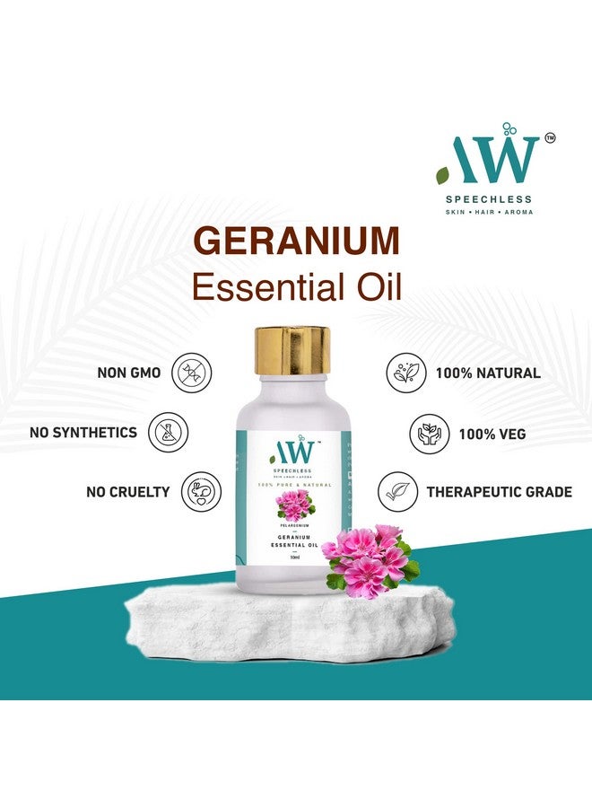 AW_Speechless - Geranium (Pelargonium) Essential Oil - 10ml I THERAPEUTIC GRADE I - Image 2