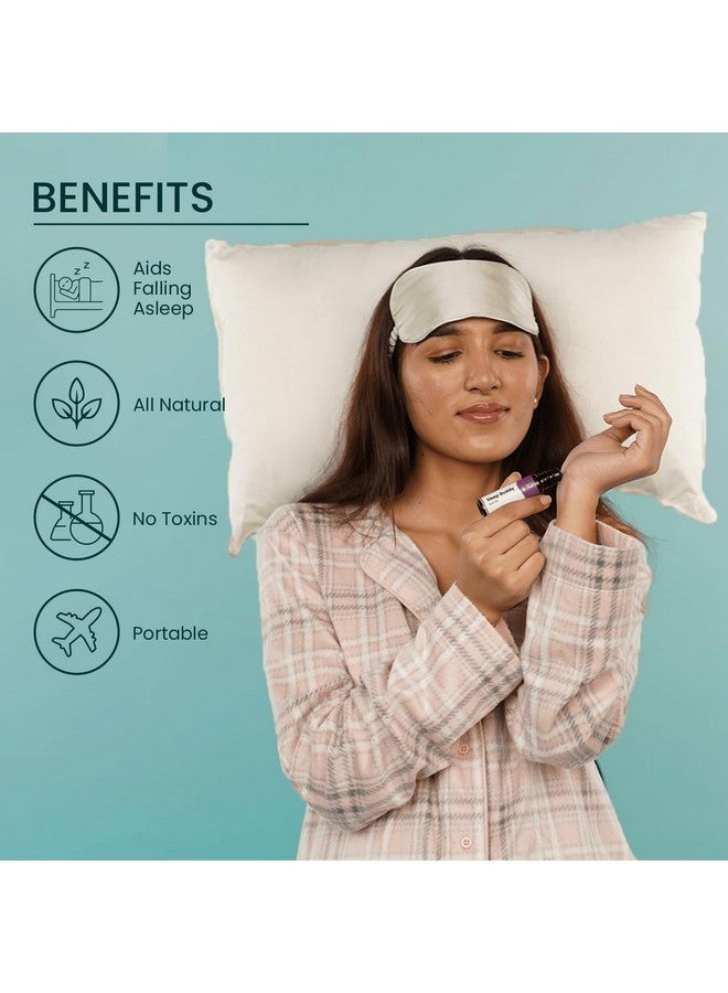 هيرب تانترا Sleep Buddy Insomnia Relief Roll On | يحتوي على البابونج وحشيشة الهر وزيت اللافندر العطري | تخفيف التوتر والاسترخاء | نقي وطبيعي بنسبة 100% | سهل الاستخدام | عبوة 9 مل من قطعة واحدة - Image 2