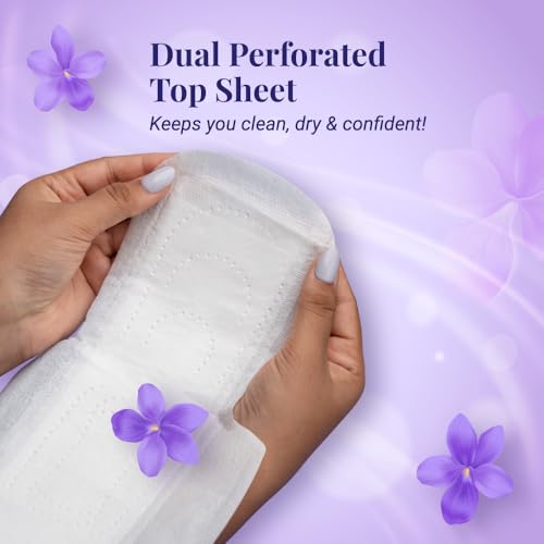 NIINE Dry Comfort Ultra Thin XL+ Sanitary Napkins for Heavy Flow (Pack of 1)50 Pads|320mm Long| Suitable for Heavy Flow|Faster Absorption |Prevents Wetness & Leakage Free Biodegradable disposable bags - Image 5