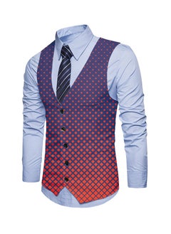KUYING New Fashionable Personalized Printed Men's Suit Vest  - Image 1
