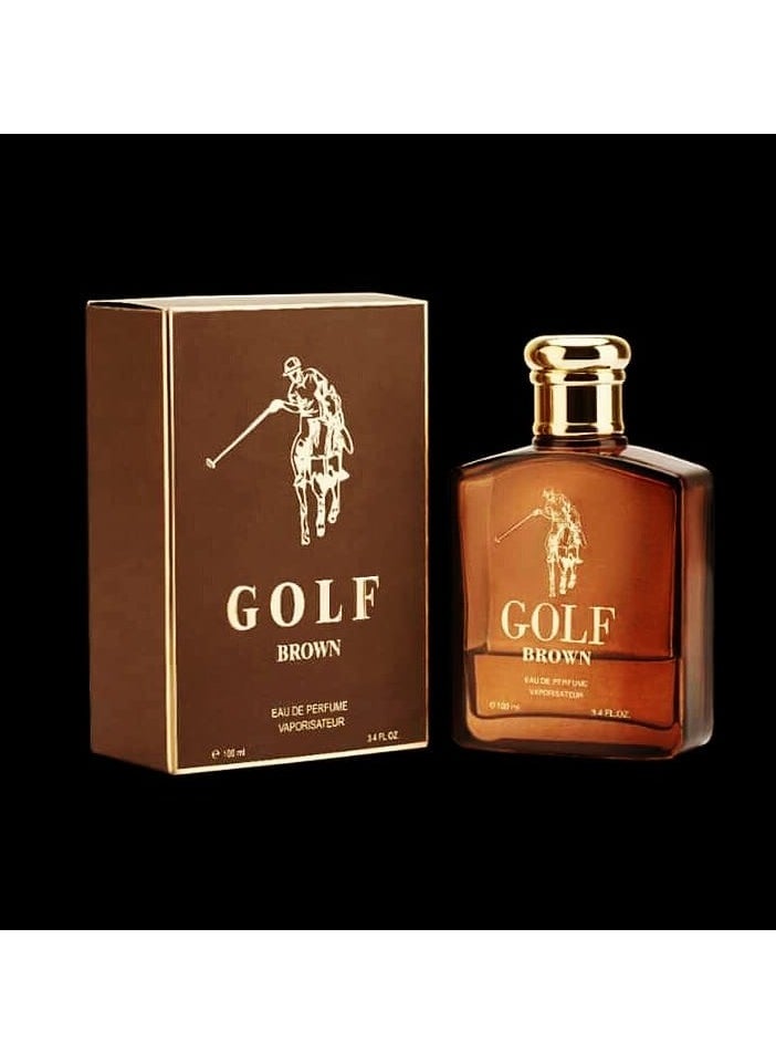 Golf - Golf Brown Eau De Perfume For Men 100ml - Image 1