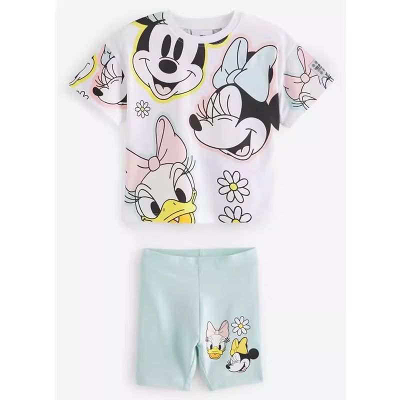 Style Children'S Suit Boys And Girls Cartoon T-Shirt Short Sleeve Shorts Baby Children'S Clothing - Image 2