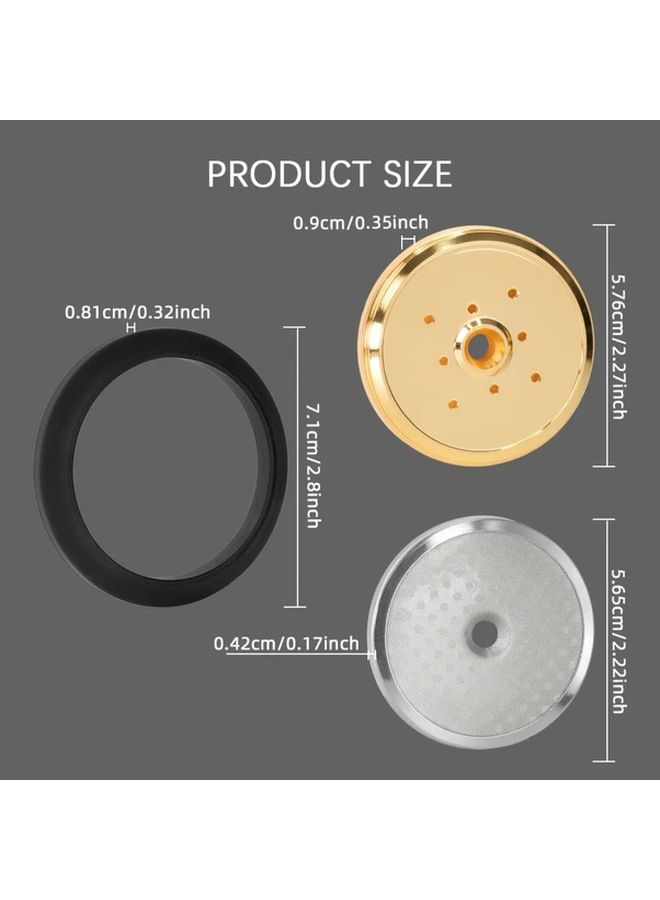 Espresso Machine Group Head Filter Screen And Seal Gasket Set 1 Set - Image 3