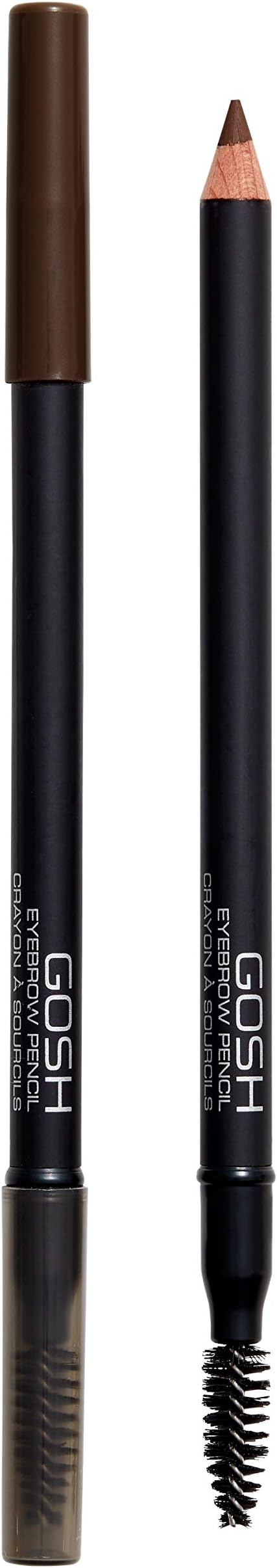 Gosh Eyebrow Pencil 3 Colour Color Dark Brown - Image 1