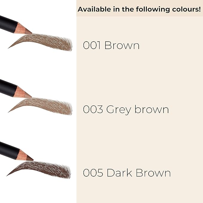 Gosh Eyebrow Pencil 3 Colour Color Dark Brown - Image 5