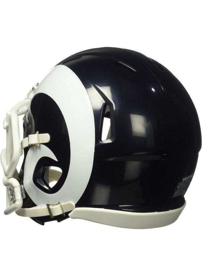 Riddell خوذة كرة القدم المصغرة ريدل NFL لوس أنجلوس رامز، بيضاء، متوسطة - Image 4