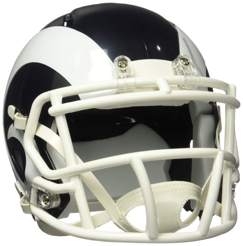 Riddell خوذة كرة القدم المصغرة ريدل NFL لوس أنجلوس رامز، بيضاء، متوسطة - Image 1