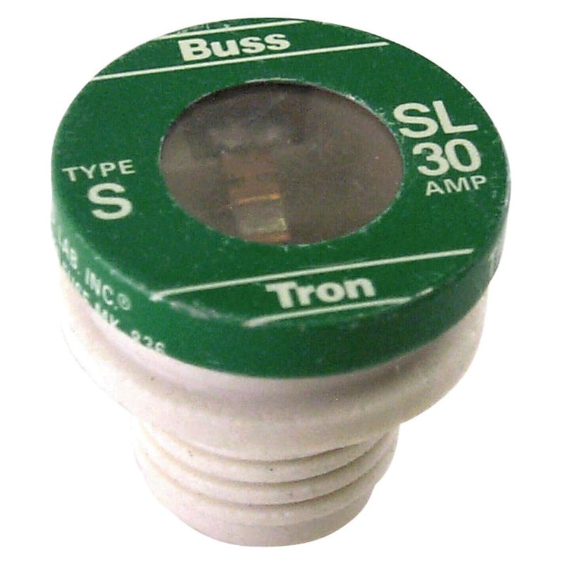 Bussman SL-30PK4 30 Amp Time Delay Plug Fuses 4 Count