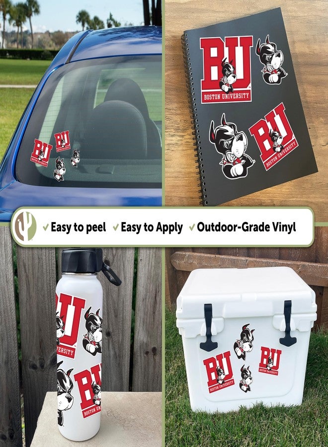Desert Cactus Boston University Sticker Terriers BU Sticker Vinyl Decals Laptop Water Bottle Car Scrapbook Sheet T1 (Type 1-1) - Image 5