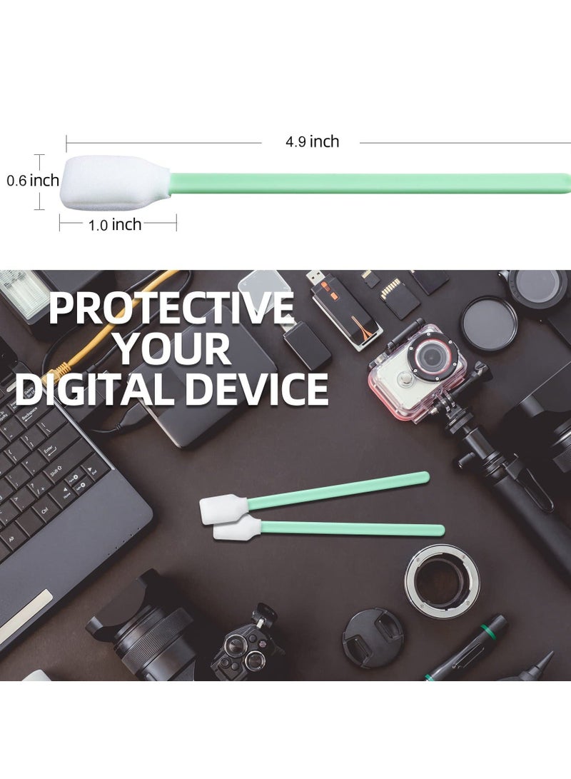 Y&D SYOSI Foam Cleaning Swabs, Lint-Free Swabs Tips Sponge Stick for Inkjet Printer, Camera, Optical Lens, and Electronics (100pcs) - Image 2