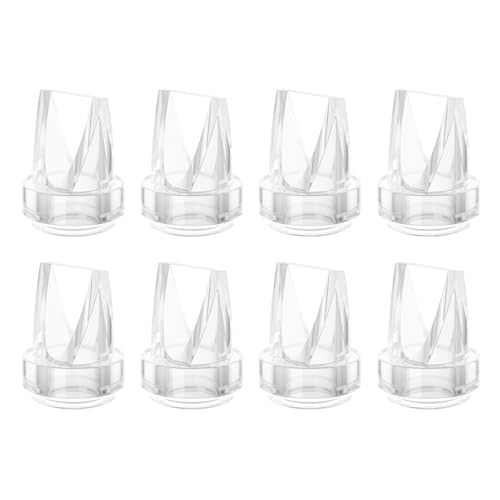 TOVVILD 8PCS Duckbill Valves Compatible with eufy E10 E20 S1 S1 Pro MomMed S21,S32 Breast Pump Replacement Pump Parts Accessories - Image 1