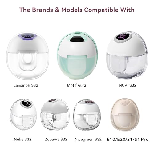 TOVVILD 8PCS Duckbill Valves Compatible with eufy E10 E20 S1 S1 Pro MomMed S21,S32 Breast Pump Replacement Pump Parts Accessories - Image 2