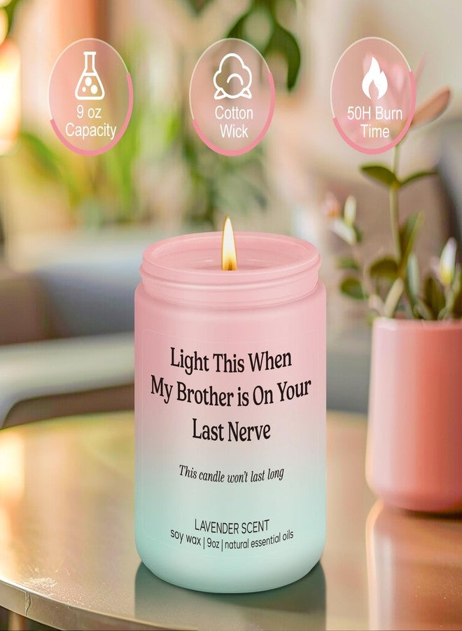 LEADO Scented Candle - Sister in Law Gifts - Funny Bridal Shower, Wedding, Mothers Day, Birthday Gifts for Sister in Law, Brother, Brothers Girlfriend, Bride - Happy Birthday Present Ideas for SIL - Image 3