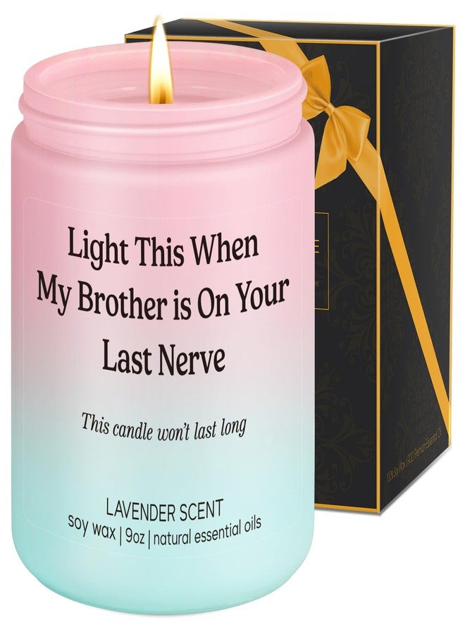 LEADO Scented Candle - Sister in Law Gifts - Funny Bridal Shower, Wedding, Mothers Day, Birthday Gifts for Sister in Law, Brother, Brothers Girlfriend, Bride - Happy Birthday Present Ideas for SIL - Image 1