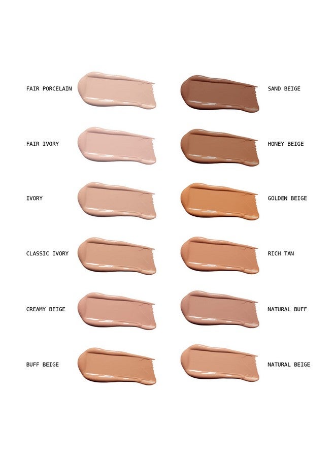 Ruby Kisses Liquid Foundation Medium Coverage Lightweight Natural Finish Face Makeup For All Skin Type Korean Makeup (Fair Ivory) - Image 4