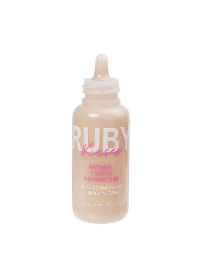 Ruby Kisses Liquid Foundation Medium Coverage Lightweight Natural Finish Face Makeup For All Skin Type Korean Makeup (Fair Ivory) - Image 2