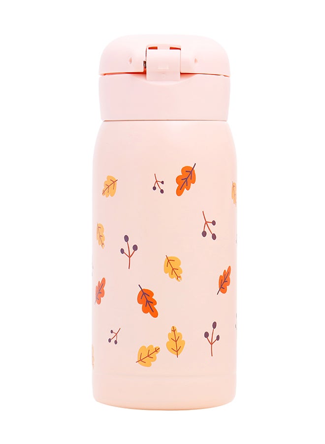 Double Wall Insulated School Water Bottle, Pink, 350 ML