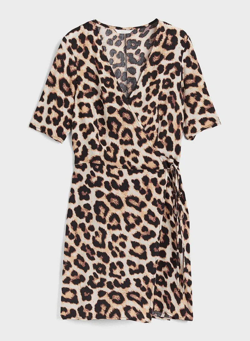 H&M Leopard Print Dress