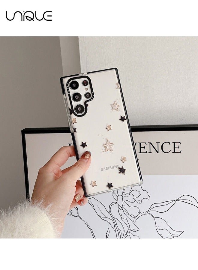 Unique Compatible with Samsung Galaxy S23 Ultra Case, Lucky Star Case, Simple Phone Case, Clear Phone Case , TPU Slim Shockproof Case - Image 5