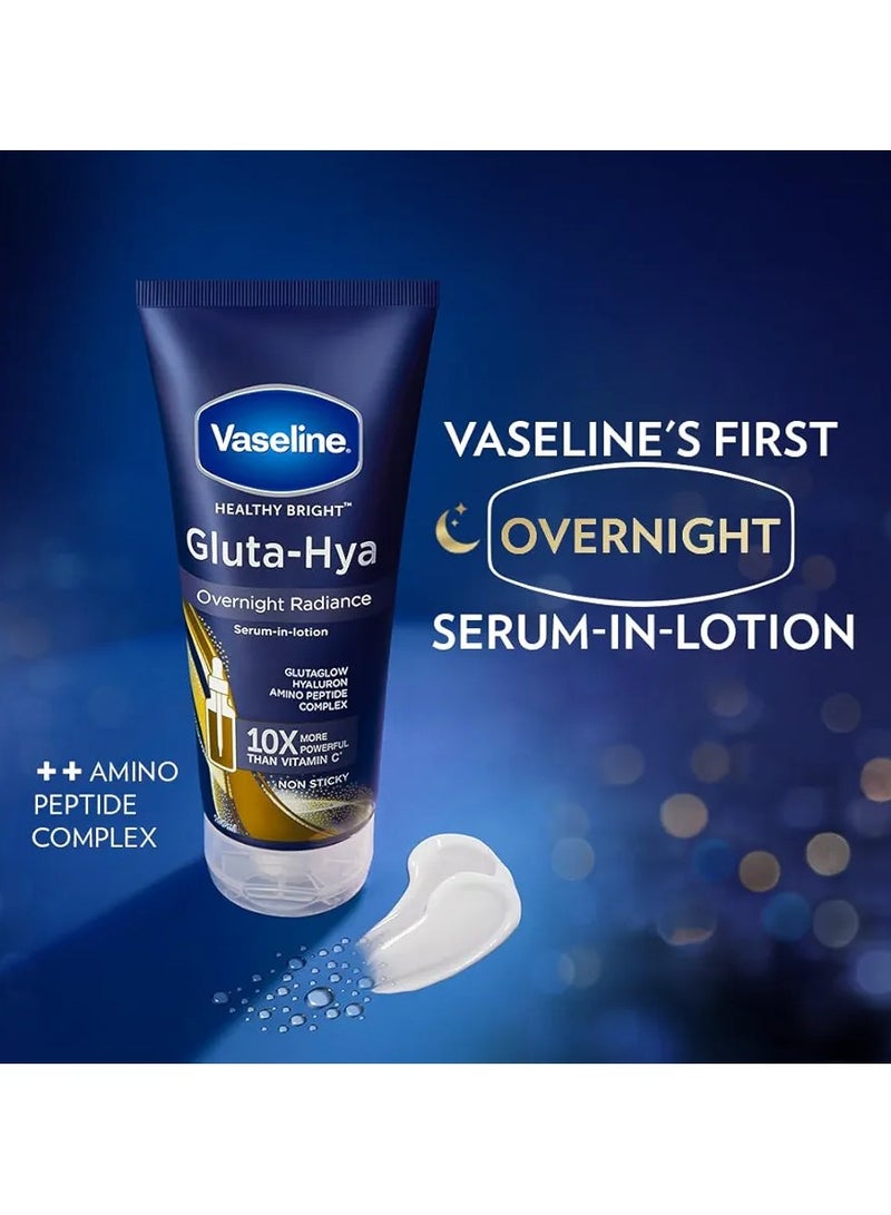 Vaseline Vaseline Gluta Hya Overnight Radiance Serum In Lotion, 200 ml - Image 3