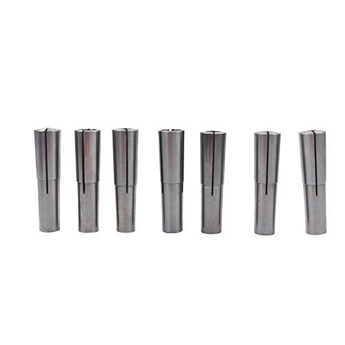 findmall 7Pcs #2 MT Collet Set 1/8" - 1/2" 2MT MT2 3/16 1/4 3/8 Round Chuck - Image 5