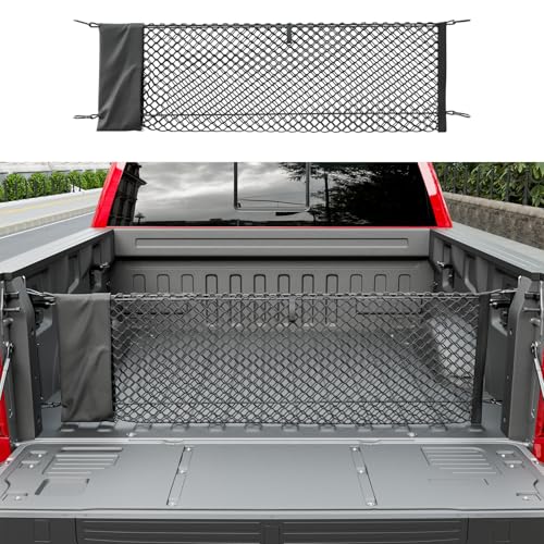xipoqix Truck Bed Cargo Net 4921 x 1811 Inch Compatible with 20152026 Ford F150 Truck Bed Organizer Mesh Net Replacement for 20152026 Ford F150 Accessories - Image 1