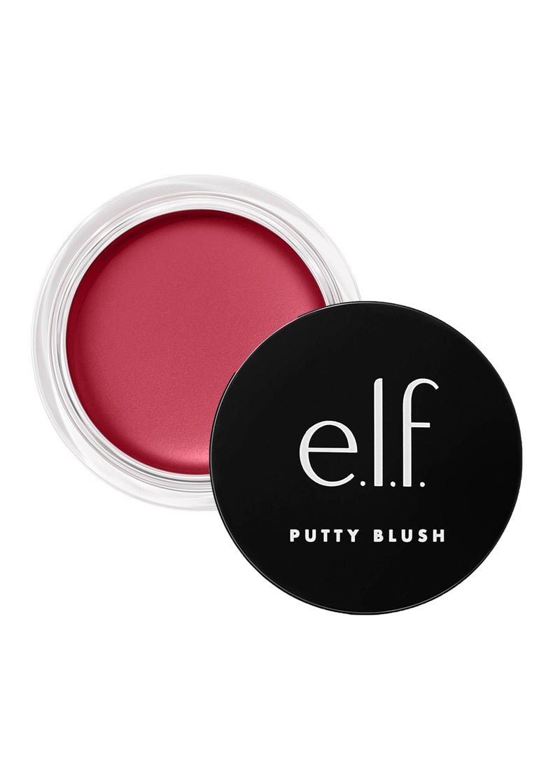 elf Putty Blush, Creamy & Ultra Pigmented Formula, Lightweight, Buildable Formula, Infused with Argan Oil & Vitamin E, Vegan & Cruelty-Free, Caribbean - Image 1