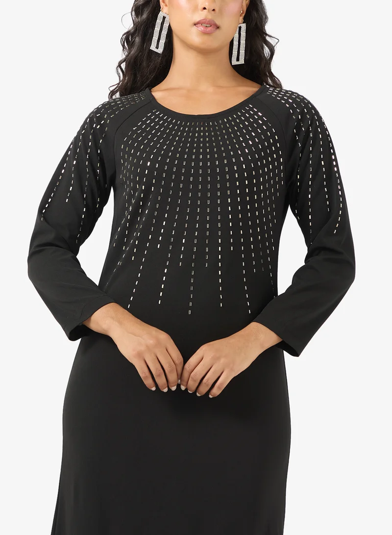 Khizana A-line Dress With Embellishment