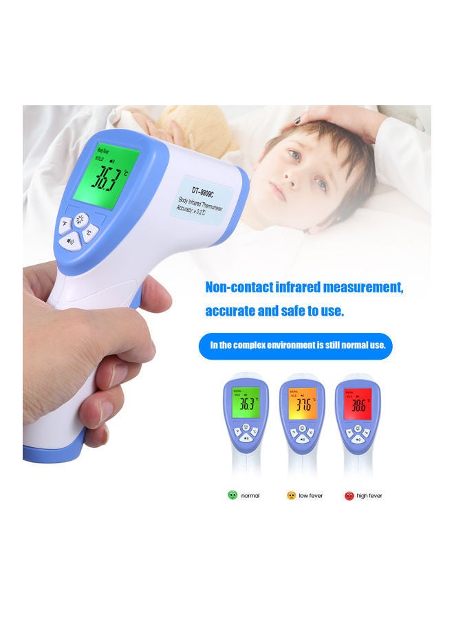 نيبمينينت ميزان قياس حرارة رقمي للجبهة بدون تلامس يعمل بالأشعة تحت الحمراء مع شاشة LCD بإضاءة خلفية - Image 1