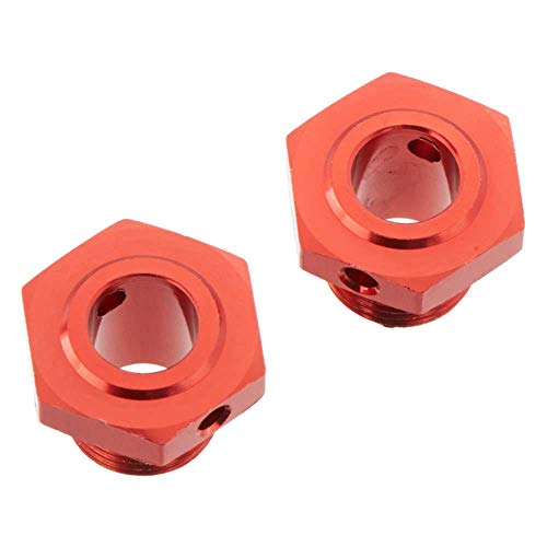 ARRMA AR310447 Aluminum Typhon Wheel Hex (2 Piece), Red, 13.6mm - Image 1