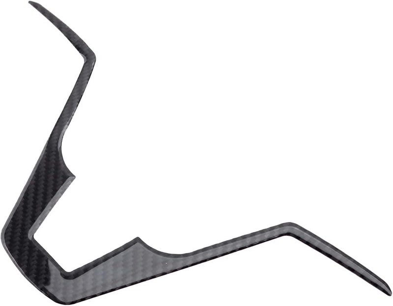 QASULER Carbon Fiber Steering Wheel Lip Trim for CR-V 2007-2011 - Image 3