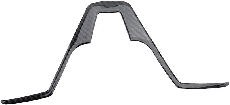 QASULER Carbon Fiber Steering Wheel Lip Trim for CR-V 2007-2011 - Image 1