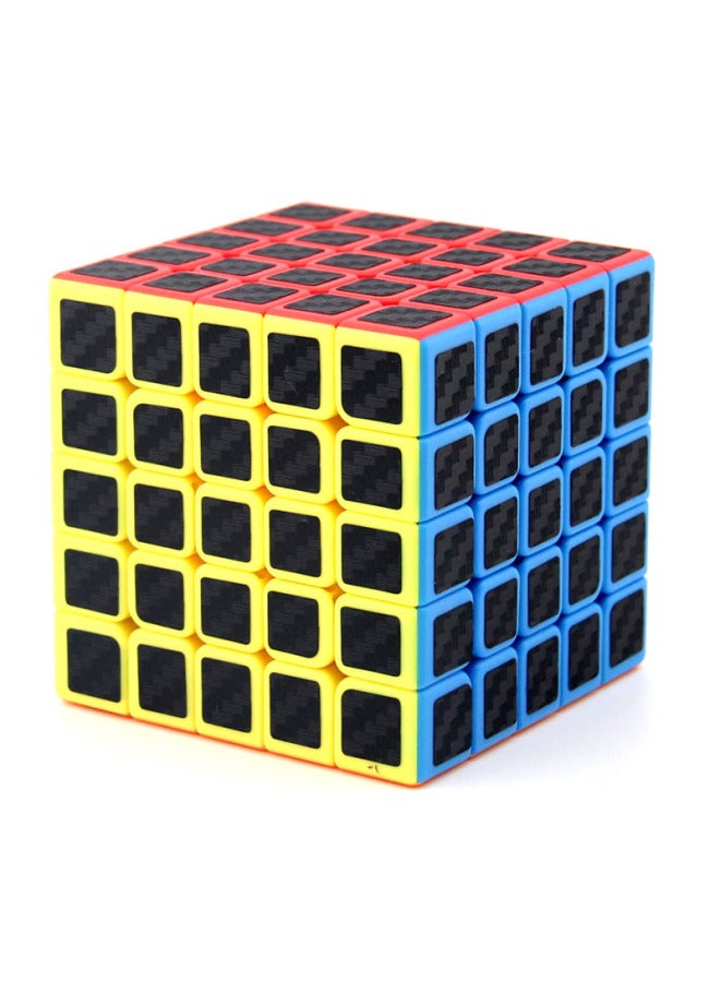 Magic Domain Culture Magic Dragon Carbon Fiber Five-order Rubik's Cube Five-order Smooth Fun Children's Students Intellectual Toys Wholesale-Color:Enchanted Dragon Carbon Fiber Fifth Order  - Image 2
