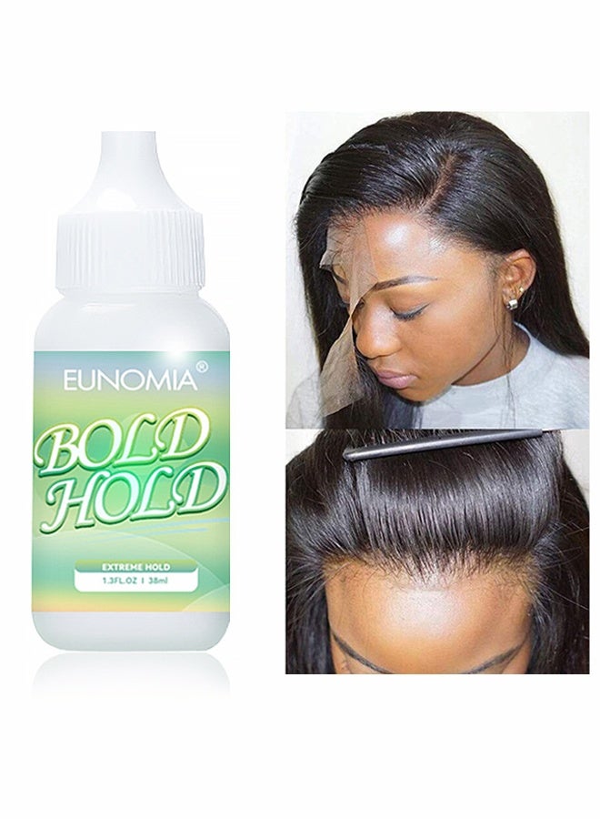 EUNOMIA Bold Hold-Lace Bold Hold Extreme Hold Glue,Waterproof Sweatproof, Maintain 5 Days- Bold Hold Lace Adhesive Gelly,  Invisible Bonding - Non Toxic - No Odor or Latex (38ml) - Image 1