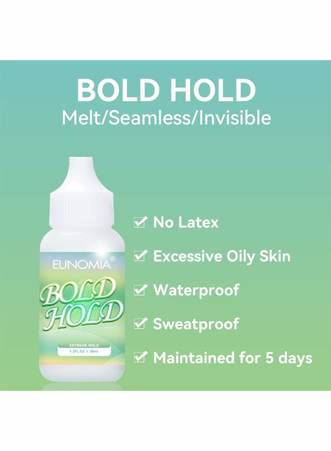 EUNOMIA Bold Hold-Lace Bold Hold Extreme Hold Glue,Waterproof Sweatproof, Maintain 5 Days- Bold Hold Lace Adhesive Gelly,  Invisible Bonding - Non Toxic - No Odor or Latex (38ml) - Image 3