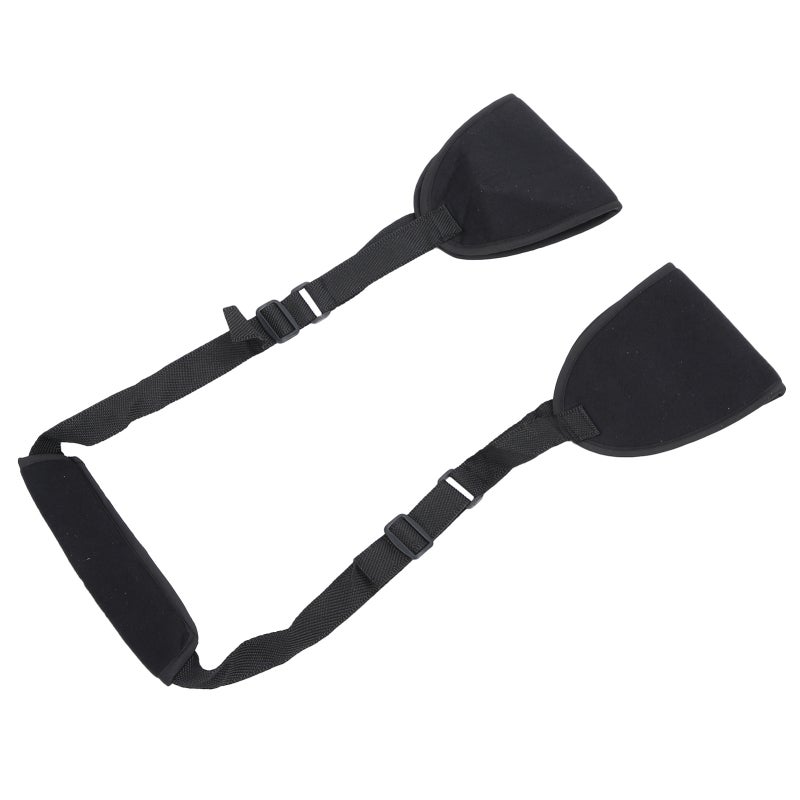 Forearm Sling Black Breathable Composite Cloth Nylon Mesh - Adjustable Elbow Angle Shoulder Fracture Support for Post-Surgical Recovery Arm Injury - Image 5