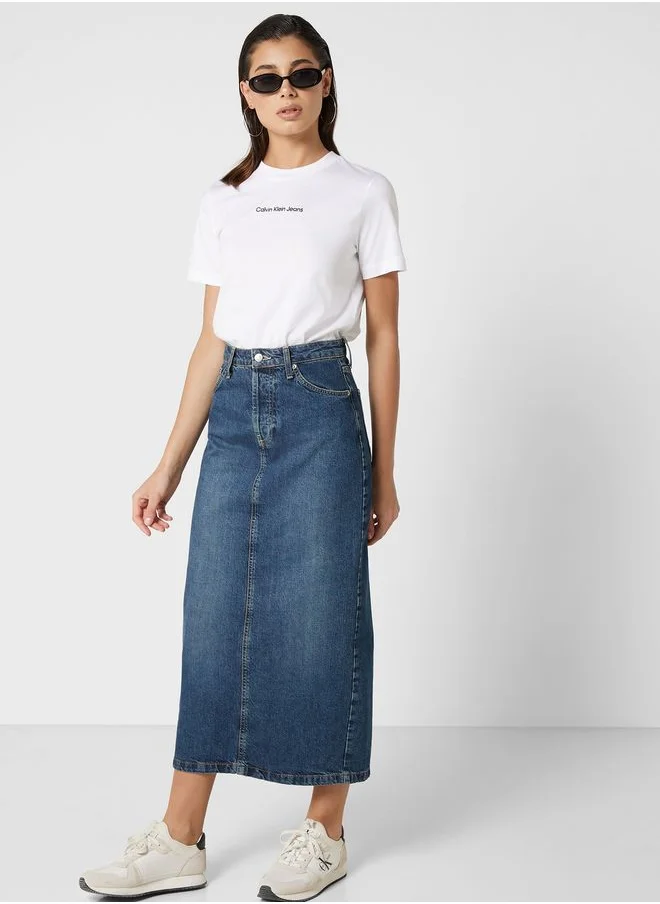 Calvin Klein Jeans Crew Neck Logo T-Shirt