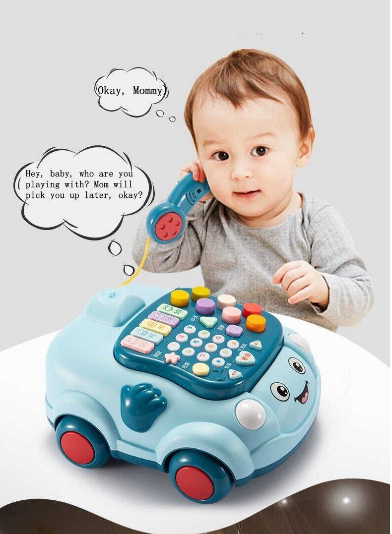 Baby Toys with Light and Music,Baby Phone Musical Car Toy,Early Sounding Educational Toy for Baby - Image 1