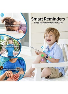 DMG TECH Fitness Tracker Watch for Kids, IP68 Waterproof Kids Smart Watch with 1.4" DIY Watch Face 19 Sport Modes, Pedometers, Heart Rate, Sleep Monitor, Great Gift for Boys Girls Teens 6-16  - Image 4