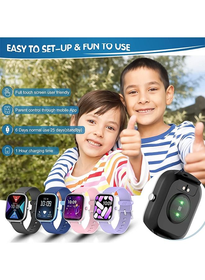 DMG TECH Fitness Tracker Watch for Kids, IP68 Waterproof Kids Smart Watch with 1.4" DIY Watch Face 19 Sport Modes, Pedometers, Heart Rate, Sleep Monitor, Great Gift for Boys Girls Teens 6-16 - Image 5