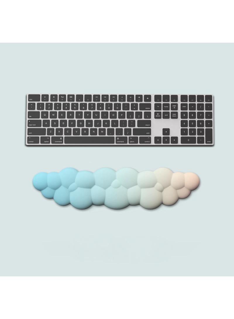 Y&D 3-Piece Office Keyboard Cloud Wrist Rest And High Density Memory Silicone Non Slip Base Mouse Pad  - Image 3
