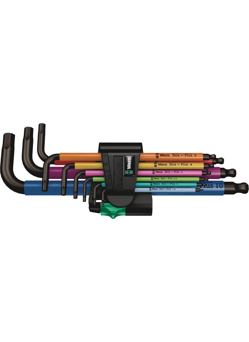 Wera - 950 SPKL/9 SM N Colored Hexagon Set 05073593001 - Image 1