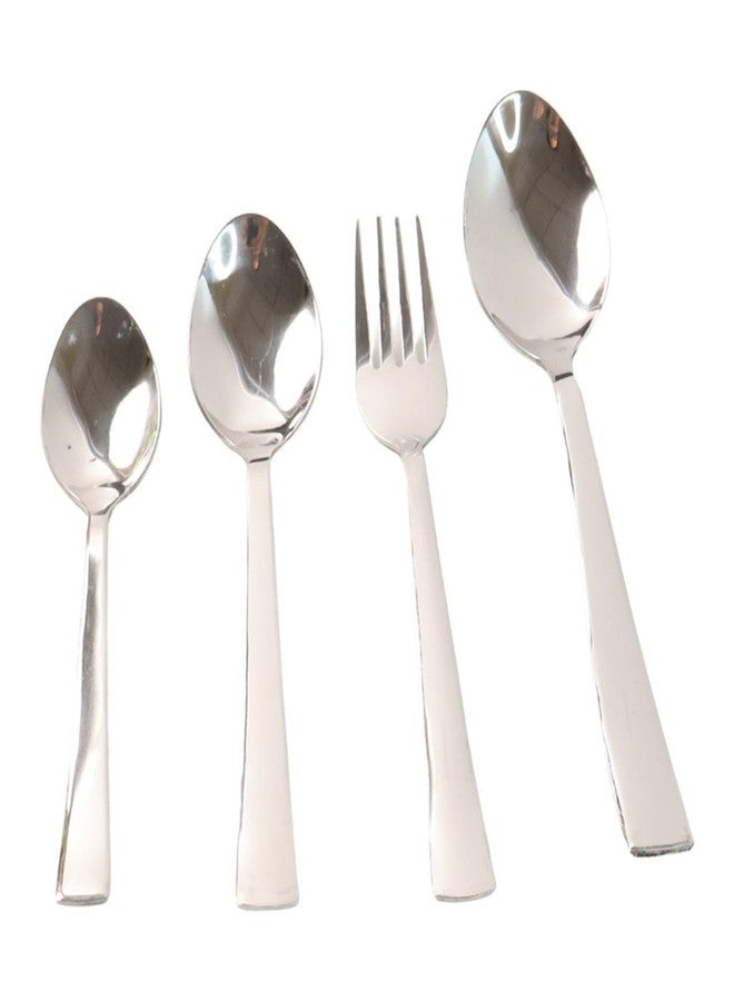 Gcrox Lexus Cutlery Set (16Pcs Set) with Stand Stainless Steel Flatware Set Spoon Fork Set with Holder Kitchen Cutlery Organizer - Image 5